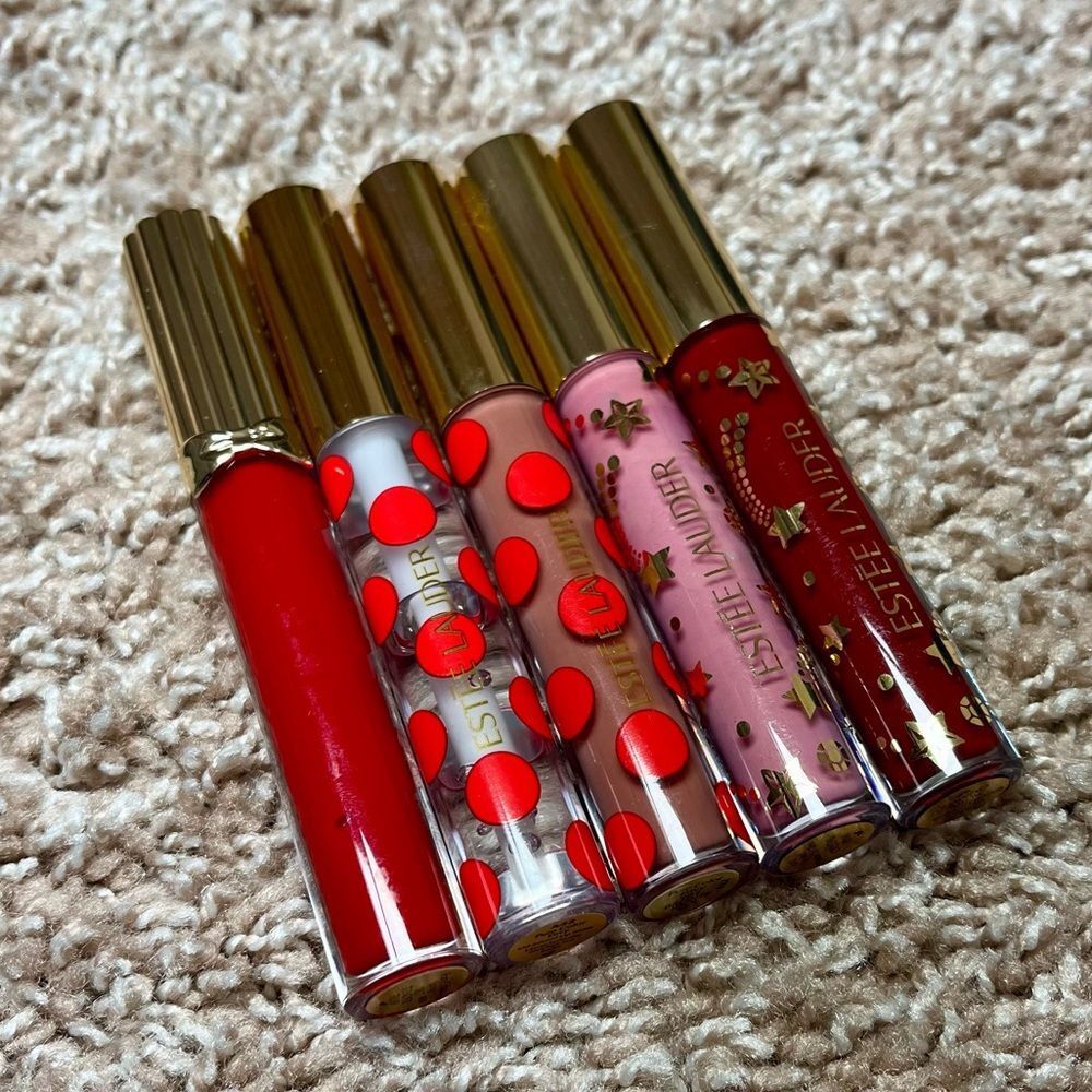 Estée Lauder Set of 5 Lip Glosses & Oils